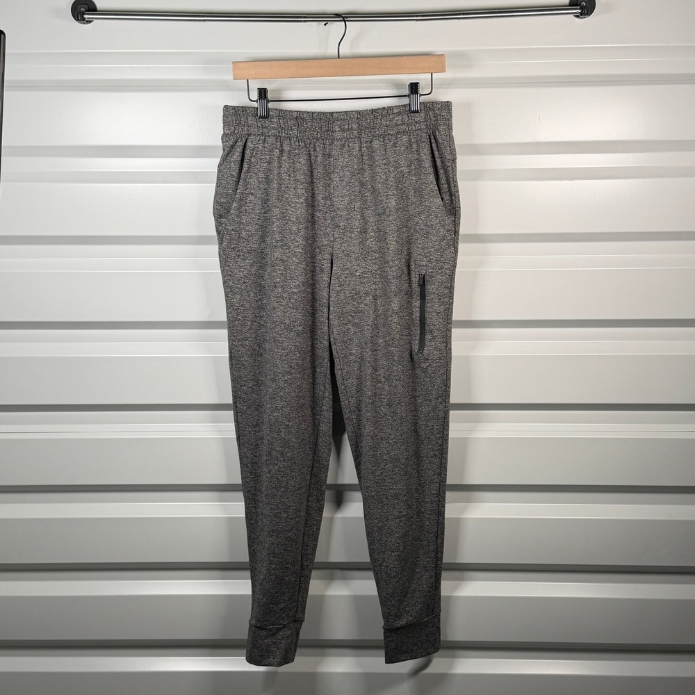 FLX Mens Gray Space Dye Joggers Athletic‎ Training Pants Medium RN73277